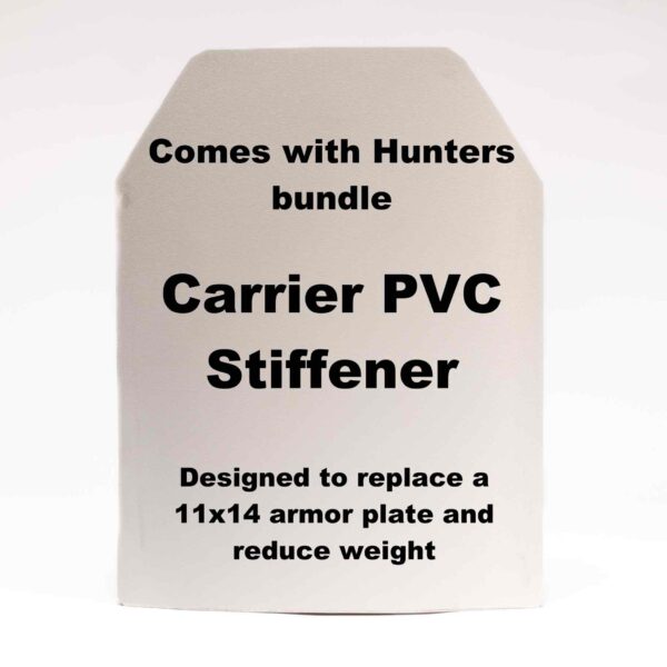 PVC stiffener for PACC Armor Carrier, a lightweight tactical carrier harnessed to your EDC/CCW Mini PACC, bulletproof front and back.