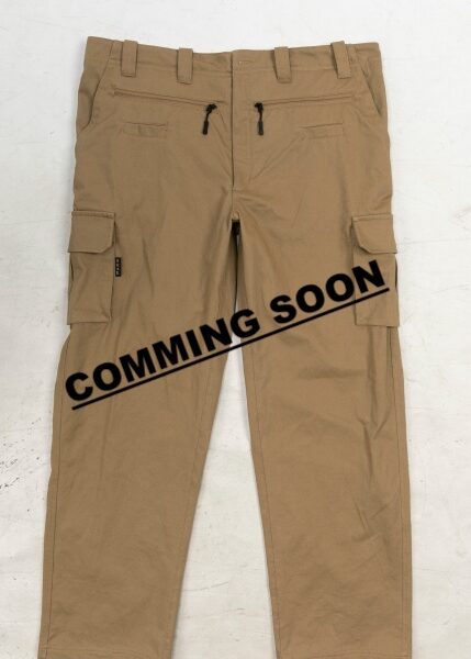 Coyote Brown, Pistol Pants cargo pants, Most comfortable tactical EDC/CCW gun holster built-in, in big and tall sizes.