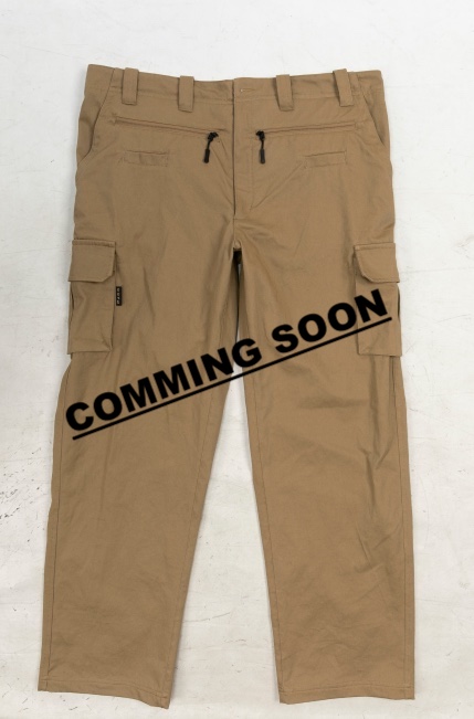 Coyote Brown, Pistol Pants cargo pants, Most comfortable tactical EDC/CCW gun holster built-in, in big and tall sizes.